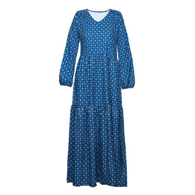 Vintage Maxi Dress Blue
