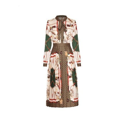 Vintage Pink Midi Dress