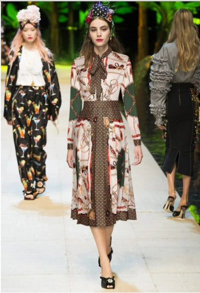 Vintage Pink Midi Dress