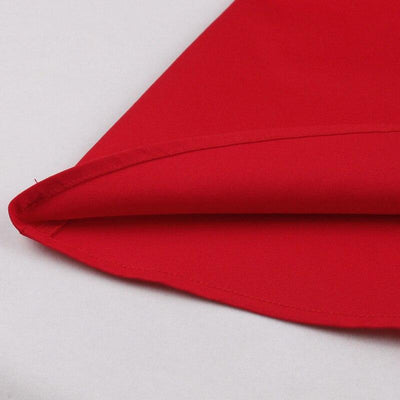 60s Bustier Dress Red