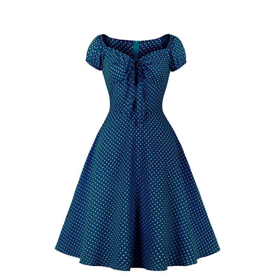 Vintage Open Dress Blue