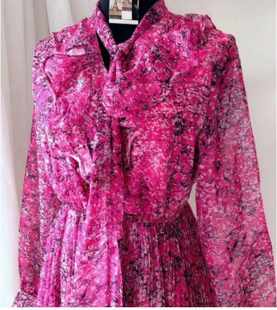 Purple Lace Retro Dress