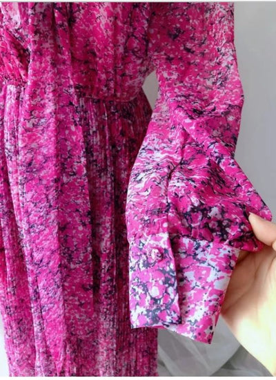 Purple Lace Retro Dress