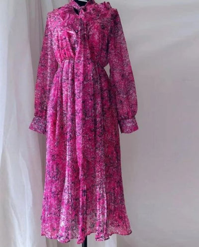 Purple Lace Retro Dress