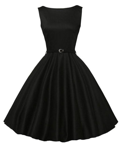 Black Rockabilly Dress