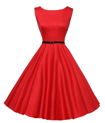 Red Rockabilly Dress