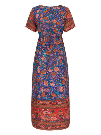 Floral Seventies Dress