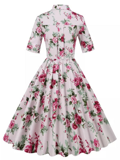 Vintage Roses 50's Style Dress