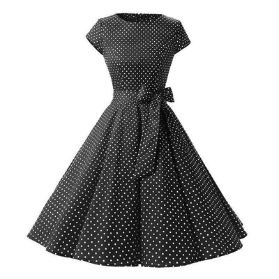 Black 50s Style Dress