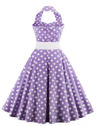 Women's 60s Style Dress Purple