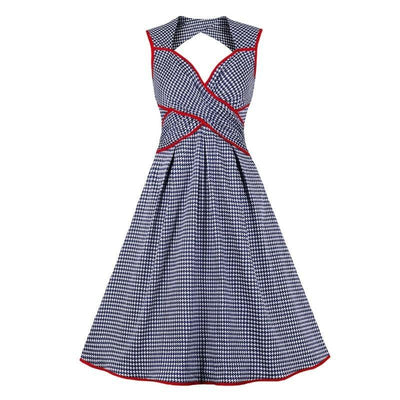 Vintage Apron Dress Blue