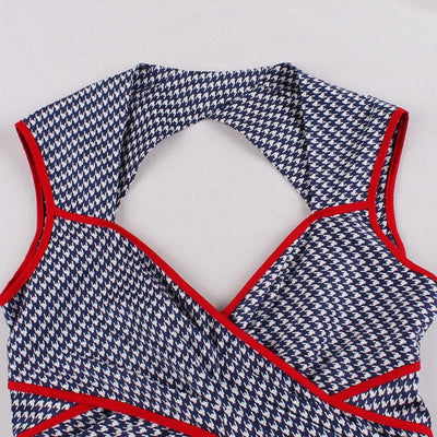 Vintage Apron Dress Blue