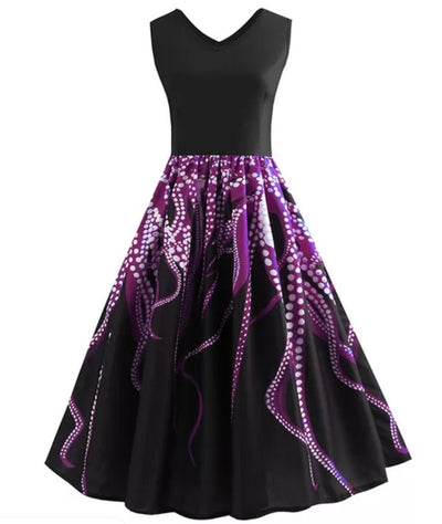 Vintage Sleeveless Trapeze Dress