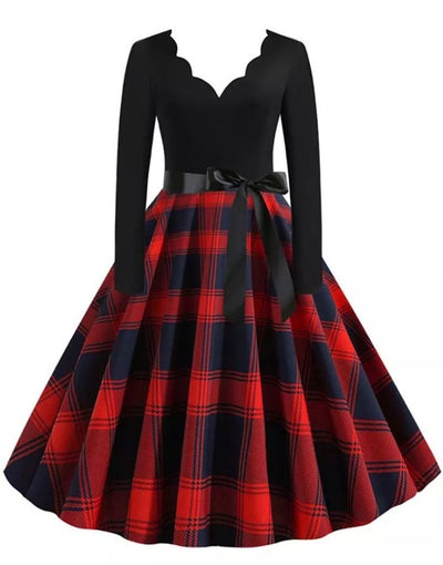 Autumn Vintage Tunic Dress