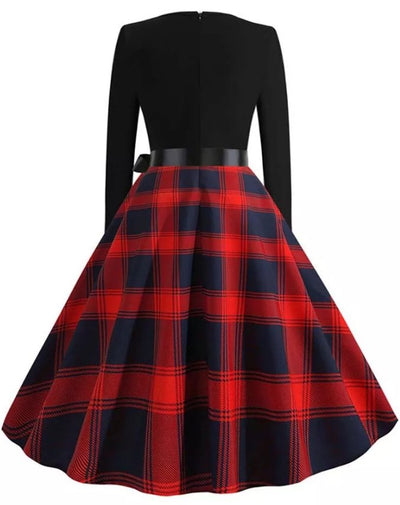 Autumn Vintage Tunic Dress