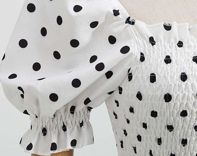 White 1950s Style Dress