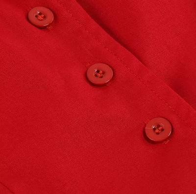 Vintage 1950 Red Dress