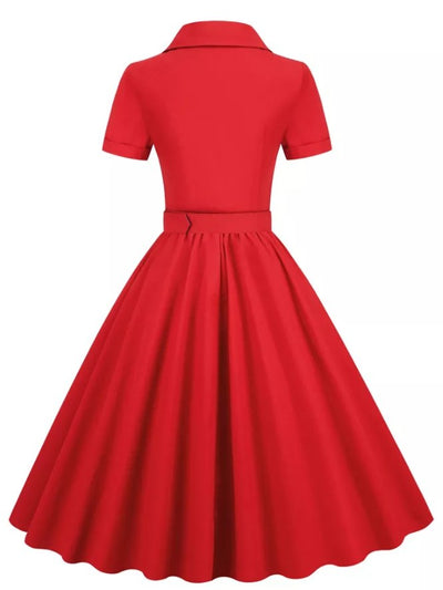 Vintage 1950 Red Dress