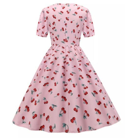 Cherry 60s Vintage Dress