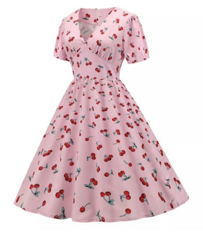 Cherry 60s Vintage Dress