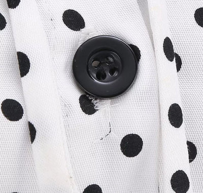 Vintage 60s Black And White Dress