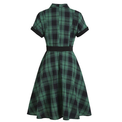 Vintage English Dress Green