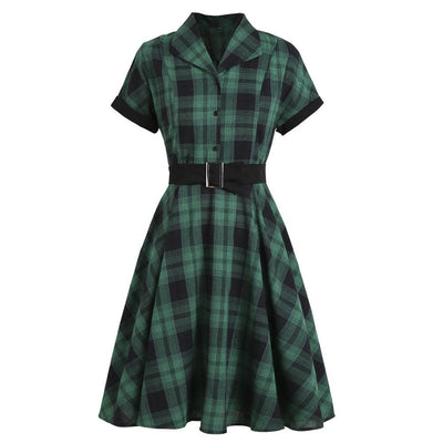 Vintage English Dress Green