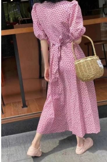 Vintage 1940s Pink Dress