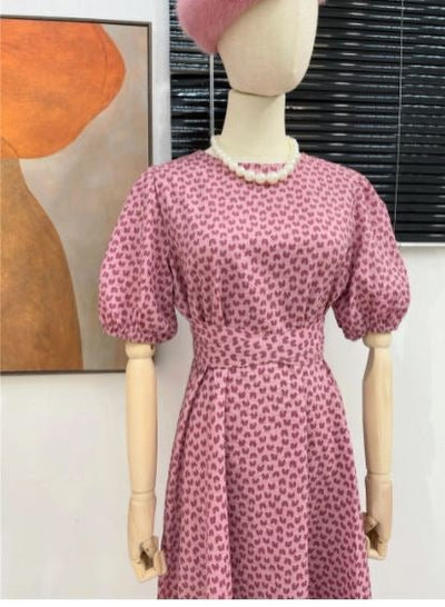 Vintage 1940s Pink Dress