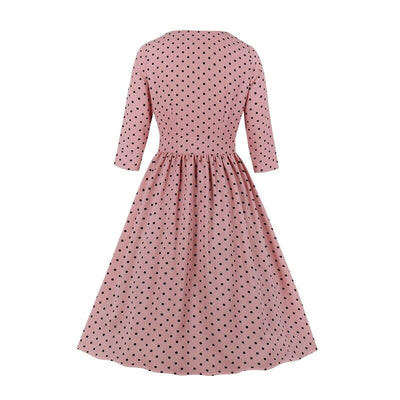 Vintage 1950s Dress With Long Sleeves