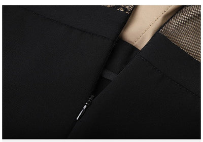 Vintage 1940s Designer Dress Black