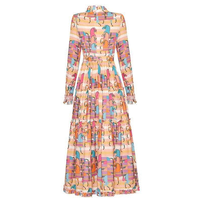 Vintage 40s Dress Drawing