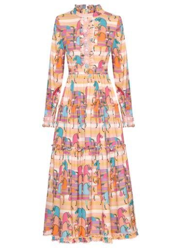 Vintage 40s Dress Drawing