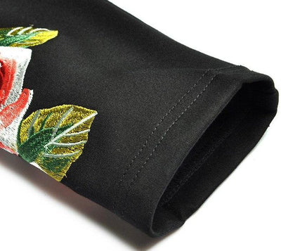 Big Roses 1940s Vintage Dress