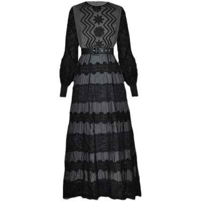 Vintage 40s Lantern Sleeve Dress