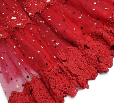 Vintage 1940s Red Evening Dress