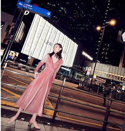 1940s Vintage Dress Plain Pink