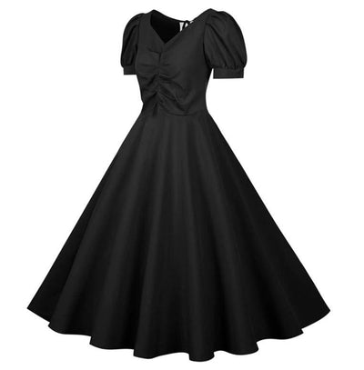 Black 50s Vintage Dress