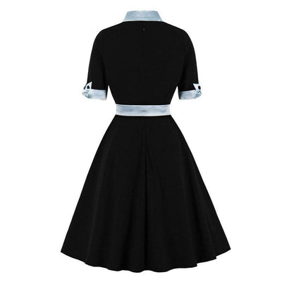 Black Autumn Vintage Dress