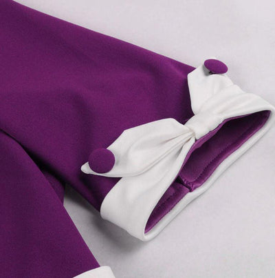 Purple Autumn Vintage Dress