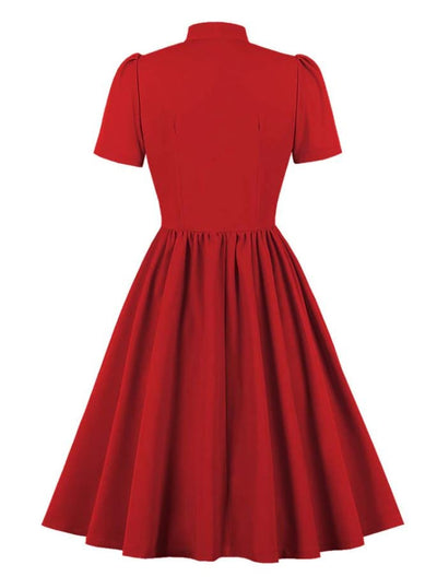 Bcbg Red Vintage Dress