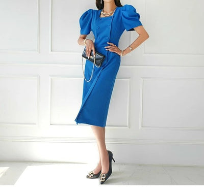 Royal Blue Vintage Dress