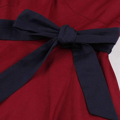 Burgundy Vintage Dress