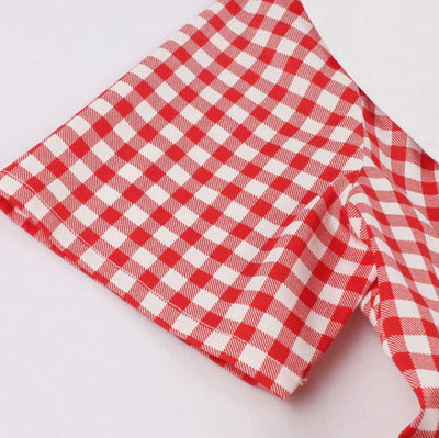 Red Checkered Vintage Dress