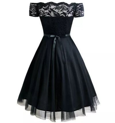 Black Vintage Ceremony Dress