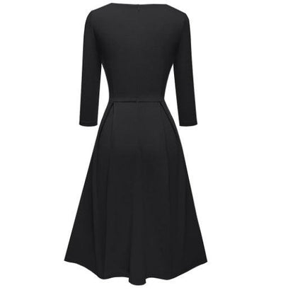 60s 70s Black Dress