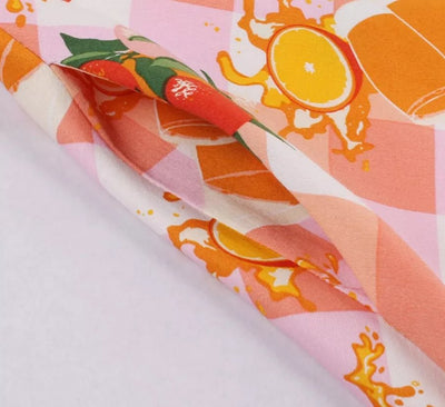 Floral Pink Round Neck Vintage Dress