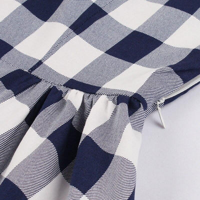 Checked Cotton Vintage Dress