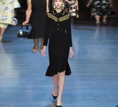 1940s Vintage Couture Dress