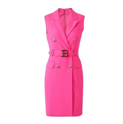 Fuschia 40s Vintage Pencil Dress